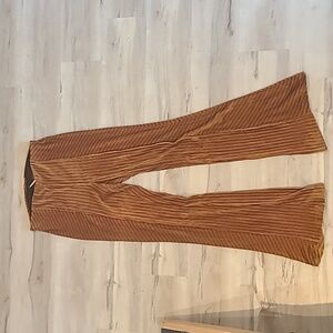Free People Brown Flare Pants